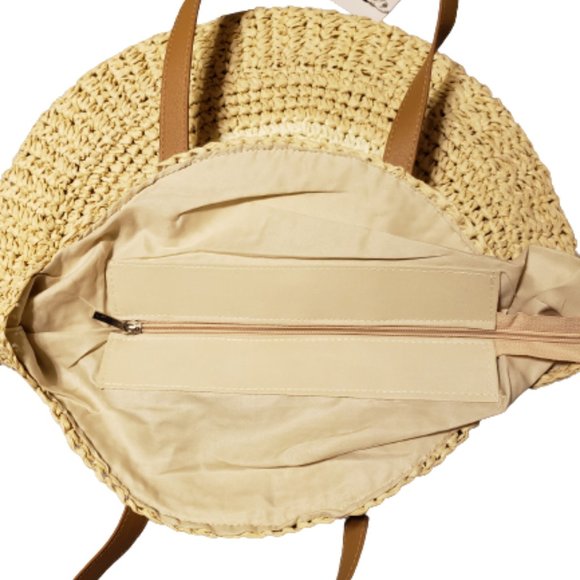 Evil Eye Protection Straw Weave Bag - Picture 7 of 8